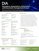 Regulatory Submissions, Information, and Document Management Forum