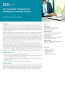 EU Essentials of Regulatory Intelligence Training Course