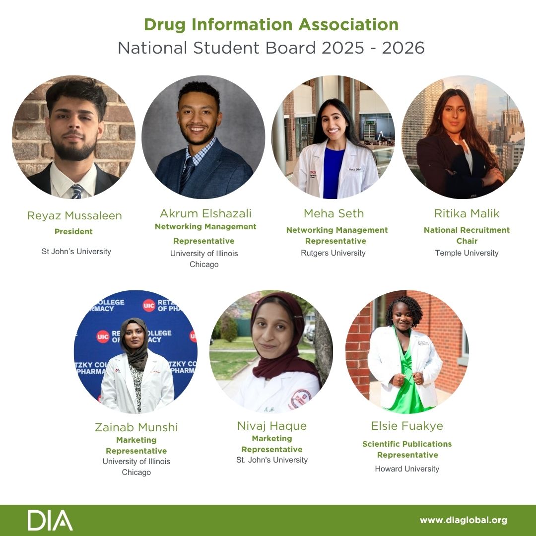 2025-2026 DIA Student National Executive Board enlarged